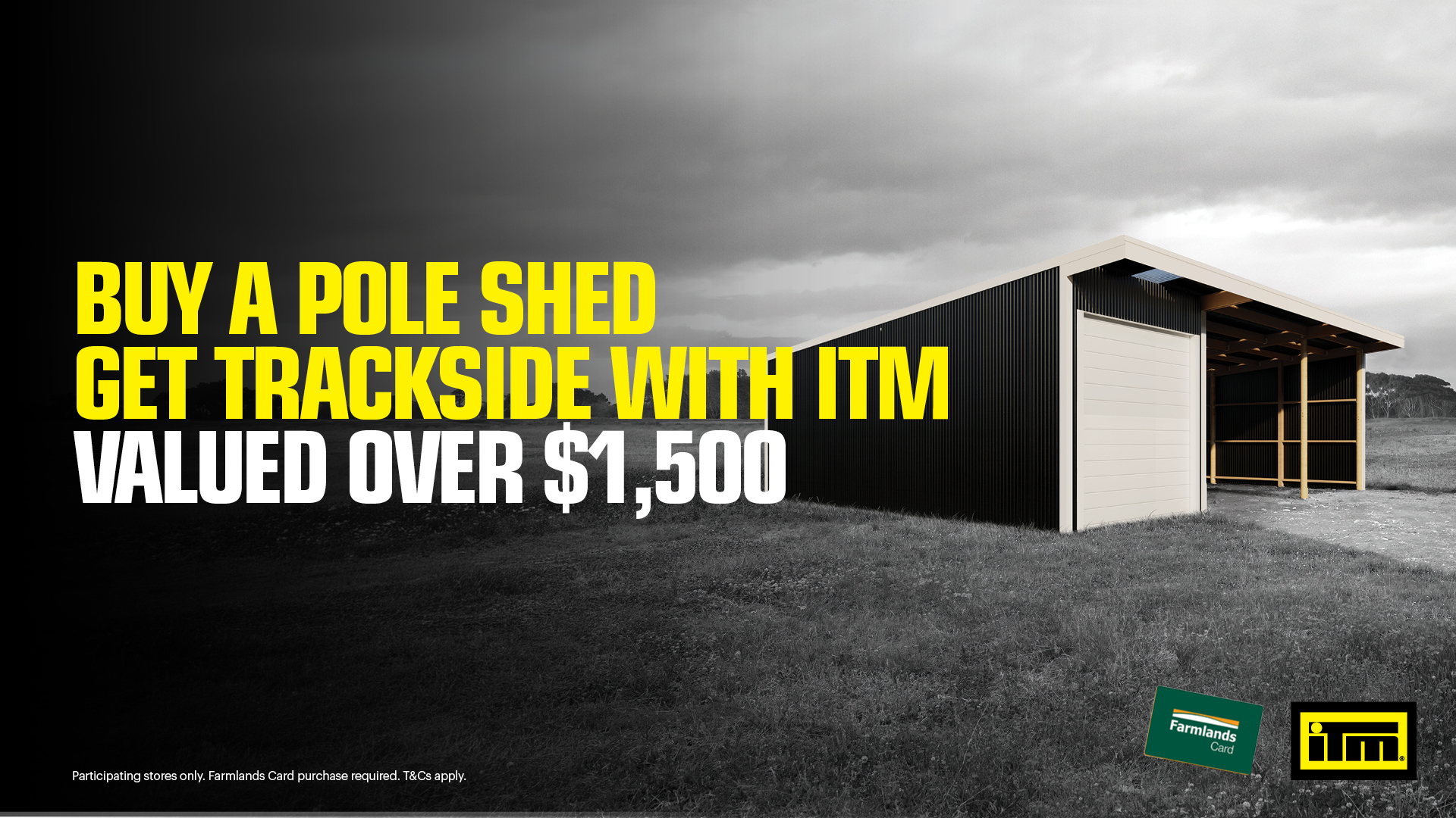 Buy a shed. Get trackside.