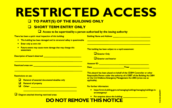 Dealing with flood and storm-damaged buildings
